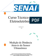 Medição distância sensor ultrassônico