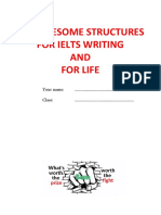 100 Awesome Structures For Ielts Writing AND For Life