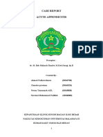 Case Report Acute Appendicitis: Dr. M. Bob Muharly Rambe, M.Ked (Surg), SP.B