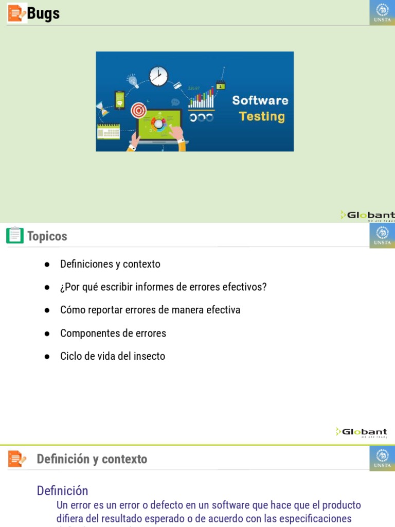 Bugs | PDF | Error de programación | Ciclo de vida de la versión de ...
