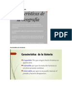 Características de La Geografía