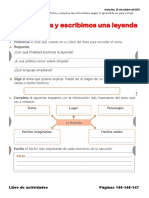 U7-S2-Comunicación - Planificamos y Organizamos Una Leyenda - Libro