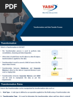 Transformation and Data Transfer Process