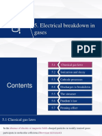 5 Electrical Breakdown in Gases