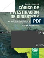 Codigo de Investigacion de Siniestros Ed 2008