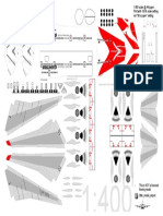 Atr42 600 Papercraft Manual, PDF, Paper