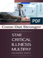 Star Critical Illness Multipay Insurance Brochure