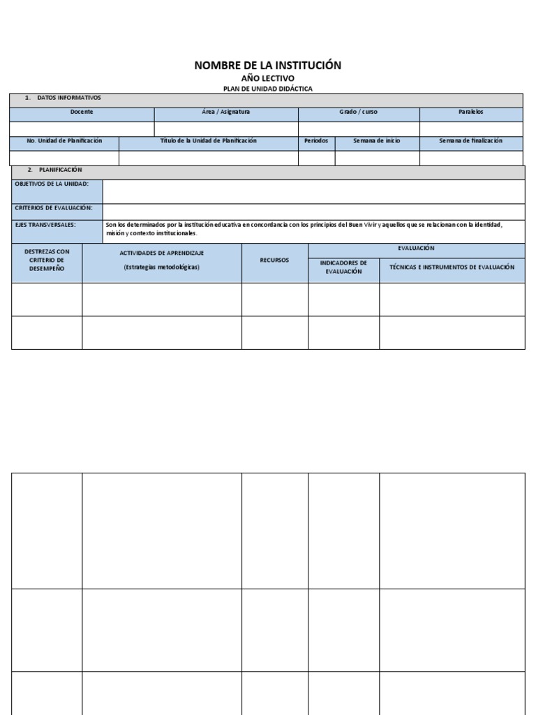 Formato de Pud Vacío | PDF | Evaluación | Cognición