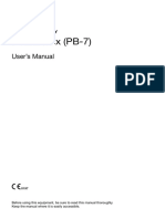 Power - Box - PB-7 Users Manual L-IE-4178