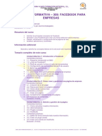 Nº Acción Formativa - 309: Facebook para Empresas: Resumen Del Curso