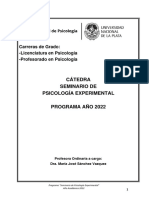 2022 Programa SEMINARIO PSICOLOGÍA EXPERIMENTAL