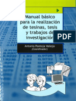 Manual Básico para La Realización de Tesinas, Tesis y Trabajos de Investigación