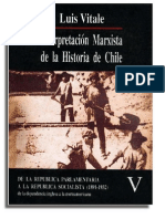 Luis Vitale - Interpretación Marxista de La Historia de Chile (Tomo V)
