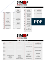 SIMOF 2022 horarios