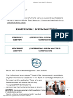 PSM - I - Professional Scrum Master™ I