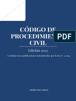 Codigo de Procedimiento Civil Edicion 2022