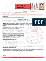 GUÍA 5 PLAN FIN UNIDAD 1 Matematica 4to. Bachillerato