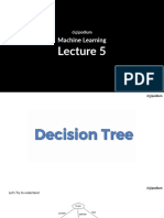 Machine Learning Lecture 5