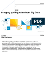 Ibm Biginsights: Bringing You Big Value From Big Data: Created by C. M. Saracco, Ibm Silicon Valley Lab June 2016