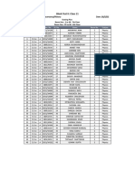 Block Test II: Class 11