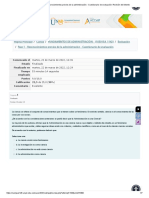 Fundamentos de Administración - Fase 1 - Reconocimientos Previos de La Administración - Cuestionario de Evaluación - Revisión Del Intento