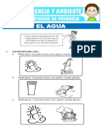 El Agua para Primero de Primaria