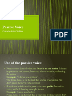 Passive Voice: Costache Reli-Cătălina