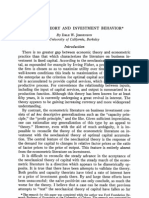 Capital Theory and Investment Behavior : Dale W. Jorgenson