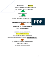 D 00 Orientación Vocacional