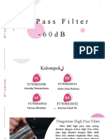 High Pass Filter - 60dB - Kelompok 1 - 2A