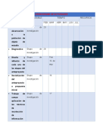 Cronograma de Actividades