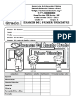 Examen4toGrado1erTrimestre2021 2022MEX