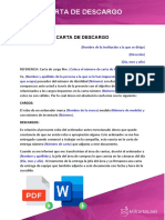 Carta de Descargo