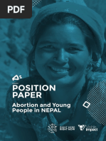 Position Paper About Safe Abortion