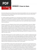 Americans Praise the Nazis 1935