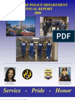 Service - Pride - Honor: Baltimore Police Department Annual Report 2008