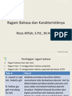 RAGAM BAHASA