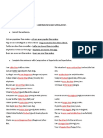 Comparatives and Superlatives