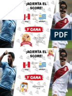 Score Peru vs Urguay
