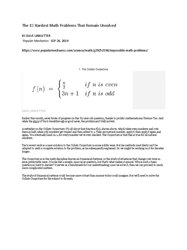the-10-hardest-math-problems-that-remain-unsolved-by-dave-linkletter