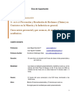 W 415-15 Prevención de Claims y Resolución de Reclamos en Contratos