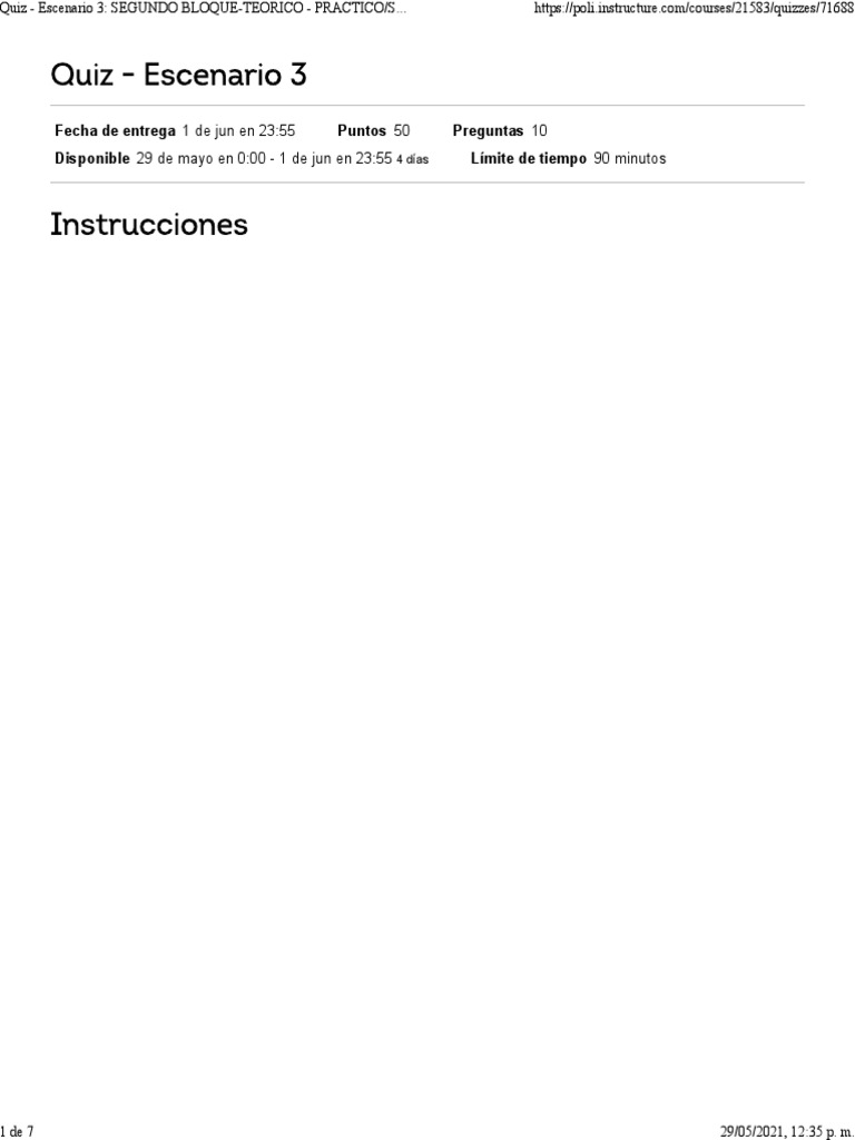 Primer Intento PDF Prueba (evaluación) Informática