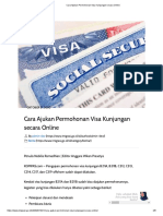 Cara Ajukan Permohonan Visa Kunjungan Secara Online