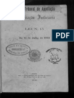 Superior Tribunal de Appellação e Lei N. 15 sobre Divisão Judiciária da Bahia