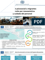 Atencion Psicosocial a Migrantes en Transito Por Mesoamerica y Cuidado Del Personal - Noemy Serrano