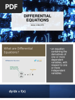 DIFFERENTIAL EQUATIONS (Notes 1)