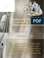 Cultura y Clima Organizacional 