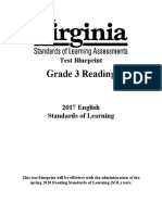 Grade 3 Reading: Test Blueprint