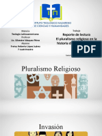 Reporte de Lectura-El Pluralismo Religioso en La Historia de América Latina