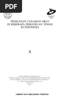 Download Penelitian Tanaman Obat Di Beberapa Perguruan Tinggi Di Indonesia by tulus SN56612901 doc pdf